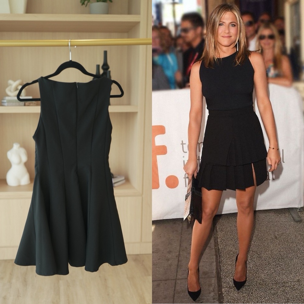 Zara Elegant Black Sleeveless Dress